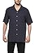Sandals Cay Men's Herringbone Silk Camp Shirt