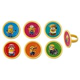 Despicable Me 3 - Mayhem Cupcake Rings - 24 pc