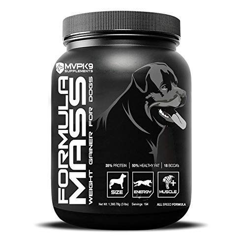 MVP K9 Supplements Formula Mass Weight Gainer for Dogs (90 Servings