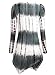 DJT Womens Tie Dyed Hankerchief Hemline Tunic Top Medium #17 Tie Dye_Coffee