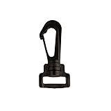 Paracord Planet Black Plastic 3/4 Inch Swivel Snap