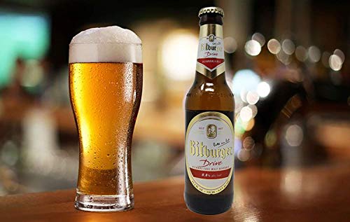 Bitburger Drive 0.00% Non-Alcoholic Beer - 11.2 Fl Oz, Germany Imported - 11.2 Fl Oz (Pack of 12)