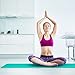 YAWHO Yoga Mat Fitness Mat Eco Friendly Material SGS Certified Ingredients TPE Specifications 72” x 26” Thickness 1/4-Inch Non-Slip Extra Large Yoga Mat with Carry Bag (Cyan)thumb 4
