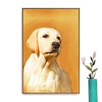 Framed Canvas Wall Art Christmas Santa Claus Canvas Prints Home Artwork Decoration for Living Room,Bedroom - 16x24 inches