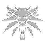 WHITE WOLF LOGO FROM WITCHER VIDEO GAMEVINYL STICKERS SYMBOL 5.5