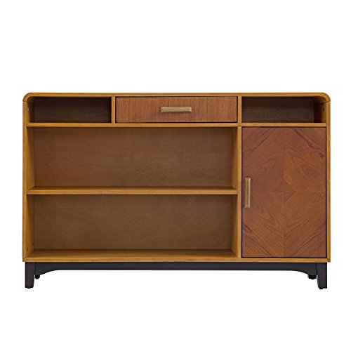 Furniture HotSpot Two Tone Credenza Sideboard Buffet Midcentury Buffet Table