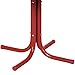 Best Choice Products Indoor Outdoor 22in Modern Metal Side Table, Red