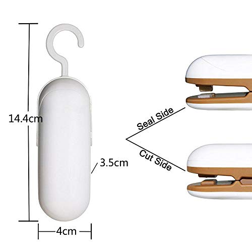 Household Appliances Seal Packing Food Hook Magic Cute Snacks Mini Heat Sealing Machine Cut Seal Packing Impulse Sealer