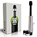 Drinkkler Vacuum Wine Stoppers - Stainless Steel Wine Pump Creates a Vacuum Tight Seal to Keep Wine Fresh