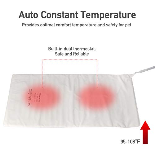 MARUNDA Pet Heating Pad,Cat Dog Electric Pet Heating Pad Indoor