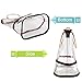 SharPlus Clear PVC Crossbody Shoulder Purse Bag - Sporting Events Stadium Approved Transparent Plastic Tote Bucket Handbag with Colorful Strap