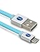 Micro USB Cable Android, [10 Ft]Extra Long Flat Micro USB 2.0 Charger Cord, High Speed Sync and Charging Cable for Samsung, HTC, Motorola, Nokia, MP3, Echo Dot(2nd Generation) and more-Blue