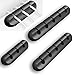 Cable Clips, Desktop Cable Management Cord Organizer, Adhesive Desk Wire Holders for Organizing USB Power Cords Charging Cables for Car Home Office (5, 5, 3, 3 Slots) Black 4 Packs