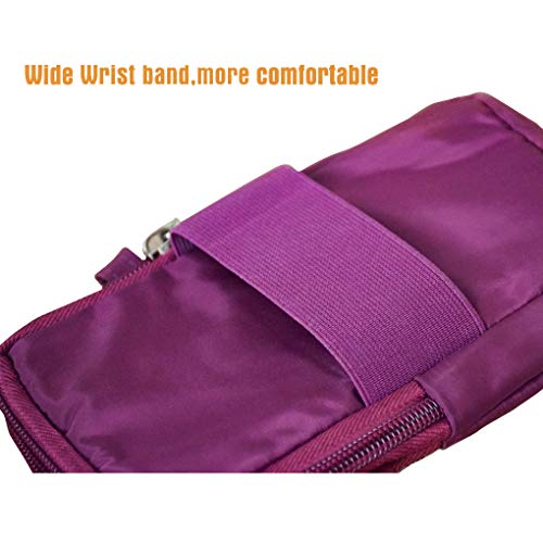 WITERY Waterproof Nylon Cute Crossbody Cell Phone Purse Smartphone Wallet Bag for Women - Thumbnail 7