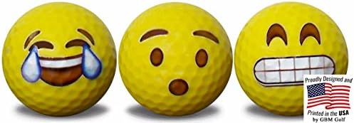 Emoji Golf Balls 3 Pack #2