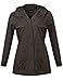 Plus4u Women's Casual Long Sleeve Anorak Hoodie Jacket
