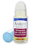 Menopause Roll-On Relief (Natural Hot Flashes Relief) with Essential Oils of Sweet Fennel, Clary Sage, Rose Geranium, Jasmine & Vitex - Organic Lotion Base - SIZE: 30ML ( 1 FL. OZ)
