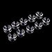 Suction Cup, Double Sided Suction Cups Suction Cups Without Hooks Sucker Pads for Glass Plastic - Pack of 10 (30mm)