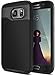 Caseology Wavelength for Galaxy S6 Case (2015) - Stylish Grip Design - Black