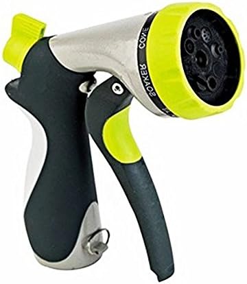 Garden Hose Spray Nozzle, Ablevel 8 Adjustable Pattern Metal Water Nozzle
