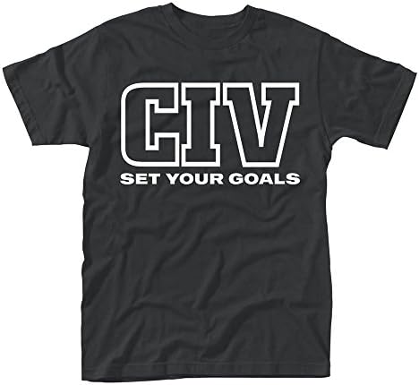 CIV T Shirt Set Your Goals band logo new Official Mens Black