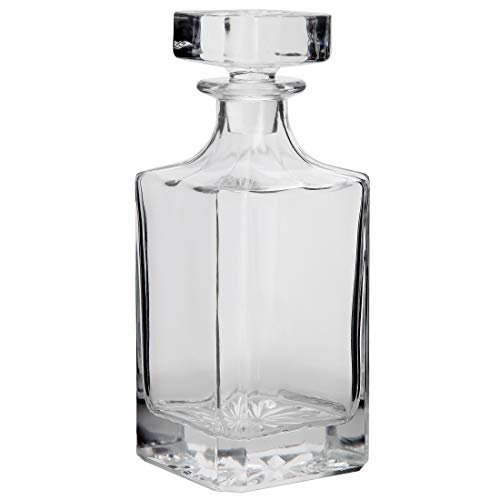 image for Lily's Home Glass Decanter with Glass Stopper, Let Your Favorite Vinta