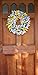 The Wreath Depot Yellow and Pale Lavender Tulip Front Door Wreath, 19 Inch
