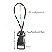 Foto&Tech 2 Pieces Quick Release QD Loop Connector for Camera Neck Strap Compatible with Fujifilm Samsung Sony Olympus Panasonic Canon Nikon Pentax Compact Camera, Point-and-Shoot Camera (Style A)