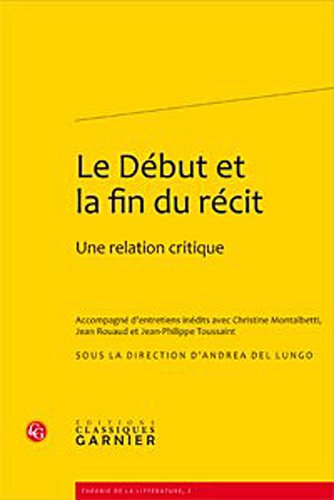 Le  début et la fin du récit
