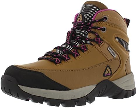OTAH Forestier Women's Waterproof Hiking Mid-Cut Camel/Purple Boots Size 8.5