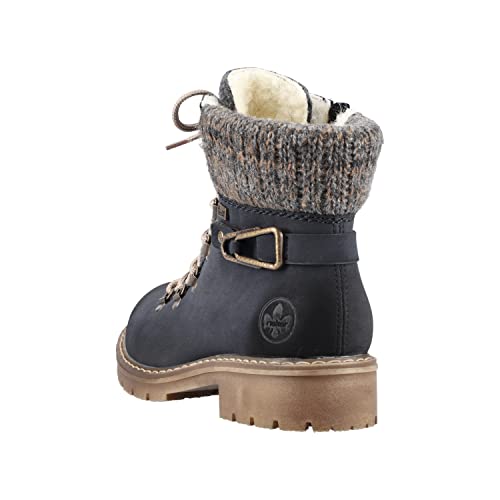Rieker Damen Y9131-14 Mode Stiefel, blau, 40 EU 3