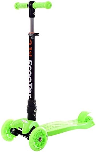 Mini Tunable 3 Wheel Kick Scooter - Green
