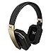 Ghostek soDrop 2 Comfortable Wireless Headphones for Apple & Samsung Devices | Black & Gold