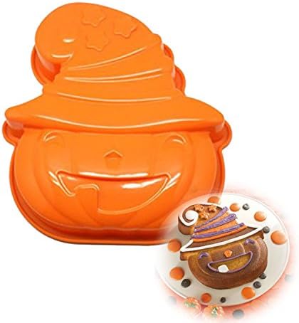 Pumpkin Shape Silicone Cake Mold Pan Halloween Supply Cheesecake And Pudding Diy Baking Tools Bundt
