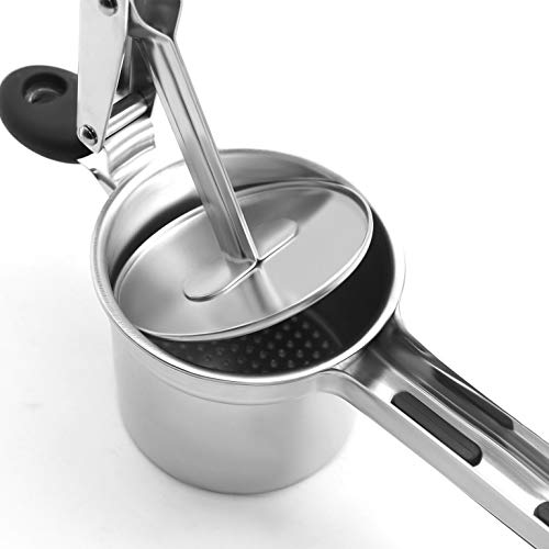 image for NEWTRENDING Stainless Steel Mash Potato Ricer Set Fruit Vegetable Mash