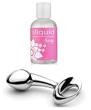 Njoy Pure Plug Medium with Sliquid Sassy Anal Lube