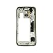 Rinbers Silver Middle Frame Bezel Chassis Rear Camera Panel Housing Replacement Part for Samsung Galaxy S5 G900F/G900H/G900A/G900T/G900V/G900P