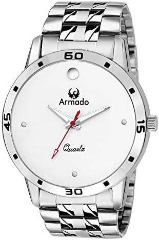 Armado C3-WHT Analogue Watch for Men and Boys