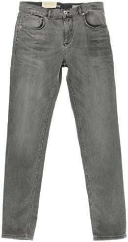 Selected Homme Mens Denim Five-Pocket Slim Jeans Gray 34/34