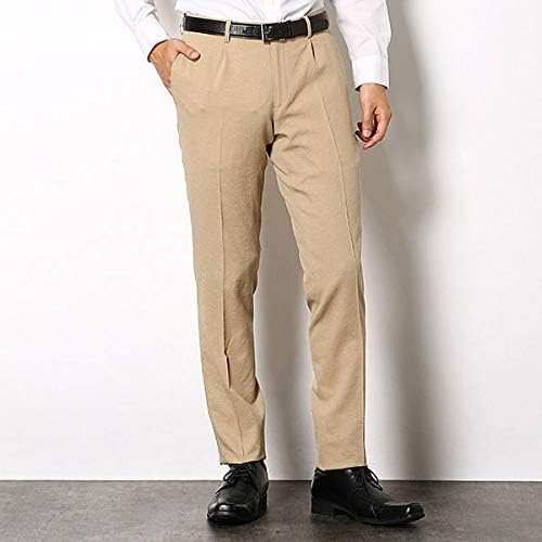 Amazon Co Jp スーツセレクト メンズ Suit Select 1タックテーパードパンツ サンドブラウン ソリッド 日本生地 Classico Tapered ライトブラウン 服 ファッション小物