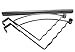 HUJI Sturdy Over the Door Closet System Clothes Hanger with Rod for Coats Hats Belts Organization Storage for Office or Home Organizer (1, Over the Door Closet System)
