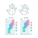 GliderGloves Copper Infused Touch Screen Gloves - Entire Surface Compatible with iPhones, Androids, Ipads - Anti Slip Palm for Driving & Phone Grip