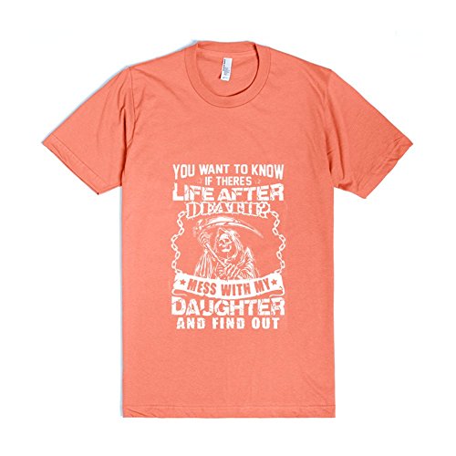 Dont Mess With My Daughter | 2XL Coral T-Shirt