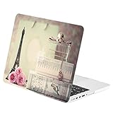 TOP CASE - Retina 13-Inch Paris in Air Graphics Rubberized Hard Case Cover for Macbook Pro 13