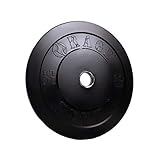 Rage Fitness Olympic Bumper Plate (Sold Individually - 10lb, 15lb, 25lb, 35lb, 45lb), Steel Insert, Crossfit, Strength Training, Bench Press, Squats, Powerlifting