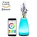 Morpilot Bluetooth Smart Cordless Vase lamp LED Night Light,Indoor/Outdoor Light-Portable Moving Table Lamp for Kids Room,Hallway(Round Shape)