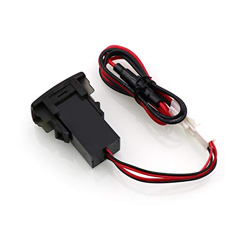QC3.0 Dual USB Power Socket, Quick Charge Car Charger USB Adapter for Smart Phone PDA iPad iPhone Android GPS Use for Honda - Thumbnail 5