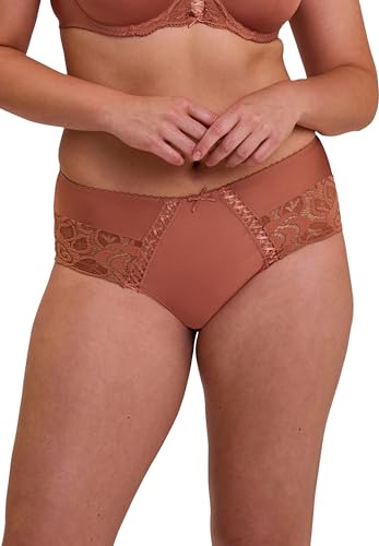 Sans Complexe - Modèle Amélie - Shorty Taille Normale - Femme - 46/48 - Brun Bruschetta