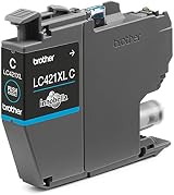 Brother LC421XLC Cyan High Yield Ink Cartridge Single Pack view 3