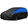 GUNHYI All-Weather Universal Car Cover - Waterproof, Fits Honda Civic, Ford Focus, Subaru Impreza, Chrysler PT Cruiser & More